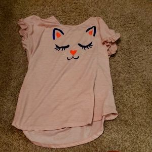Pink wonder nation cat pjs
